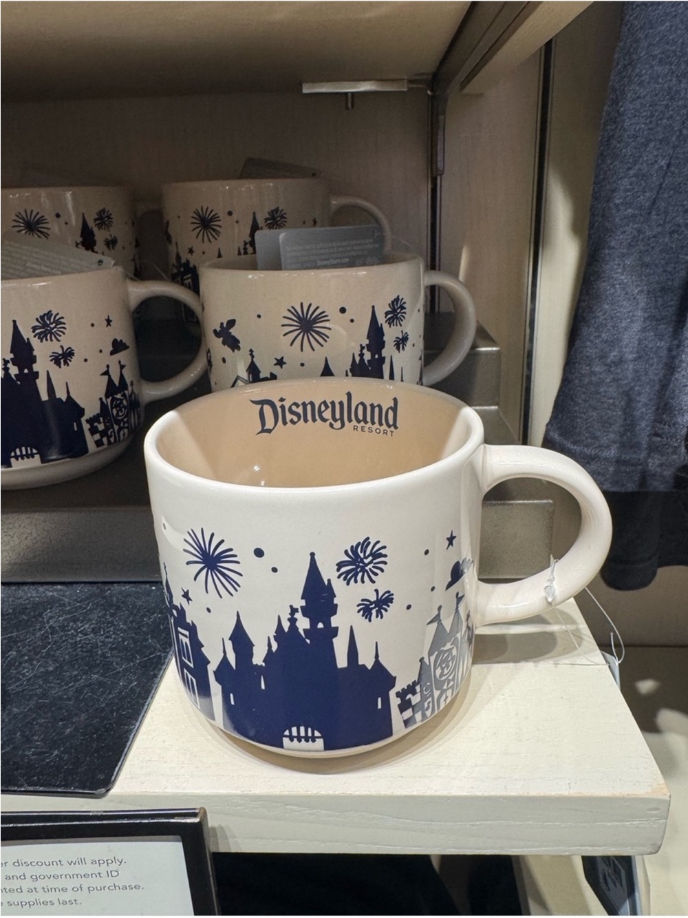 Disney Disneyland Resort Color Changing Ceramic Mug 4 Pack